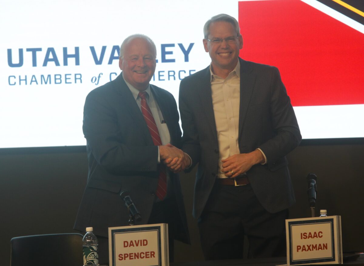 Republican primary candidates for Utah County Commission discuss taxes, growth during debate